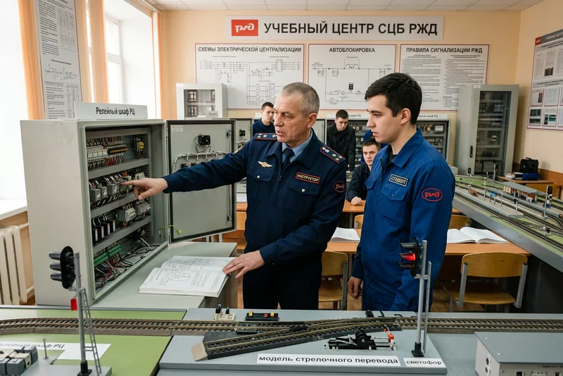 Обучение электромонтёра СЦБ