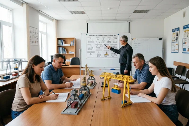 Обучение машиниста козлового крана