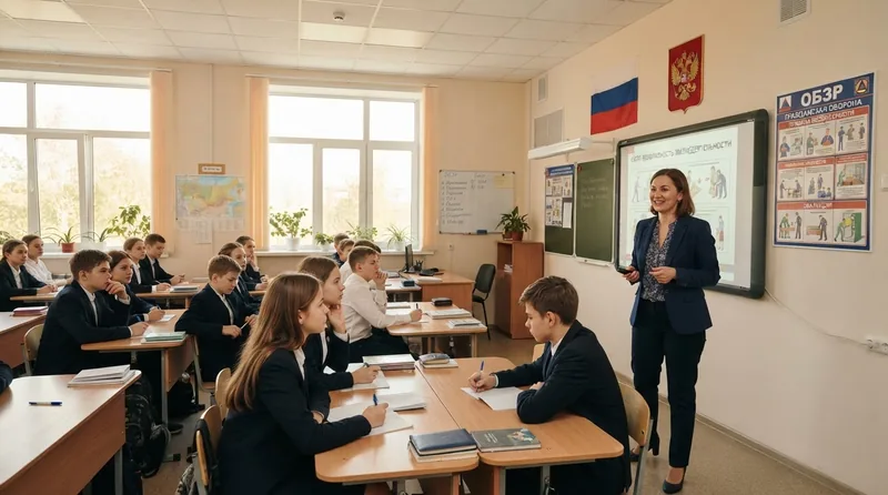 Урок ОБЗР в школе