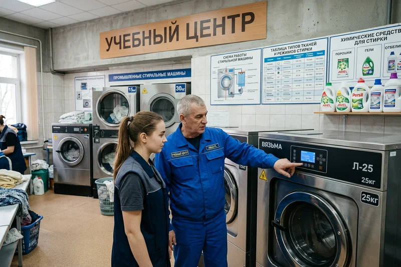 Обучение оператора стиральных машин
