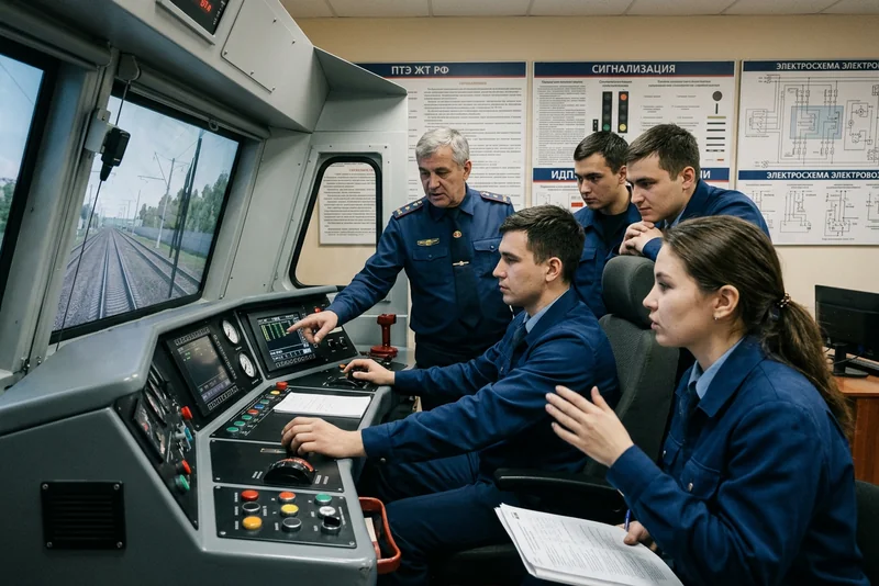 Обучение на помощник машиниста электровоза