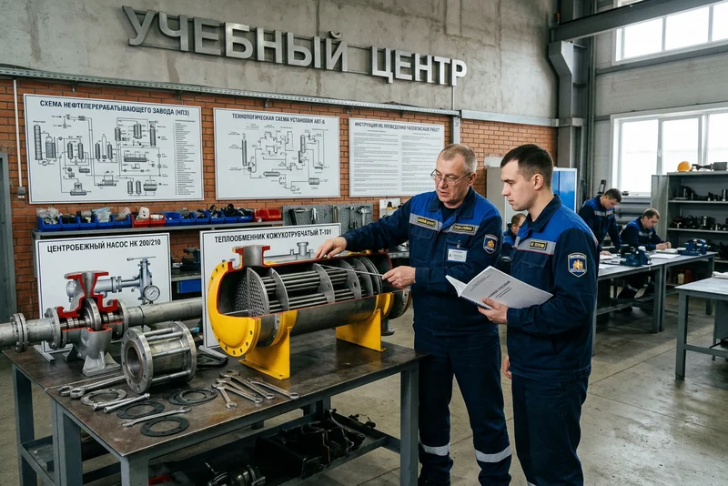 Обучение слесаря по ремонту технологических установок